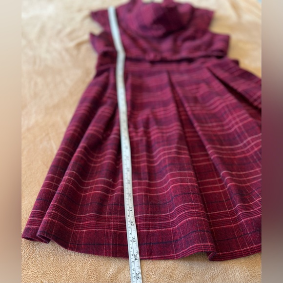 ✨✨‼️ LAST CHANCE! (To be donated)!! Go International Plaid Cowl Neck Dress - Picture 12 of 13